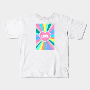 Love Colour Burst Kids T-Shirt